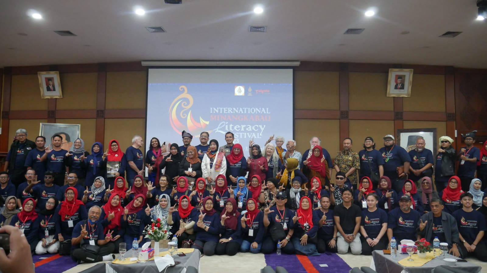 Peserta IMLF Internasional Minangkabau Literary Festival, di Padang (Sumbar) dari 22 - 27 Februari 2023.