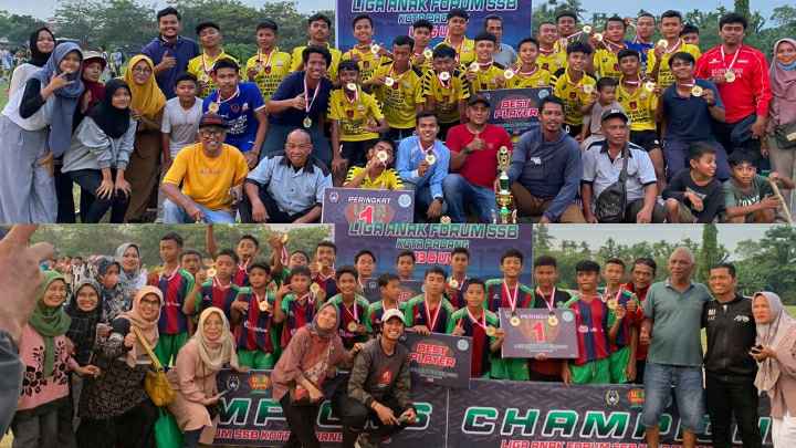 Muspan U15 dan Ripans Juara Liga Anak Forum SSB Kota Padang 2023