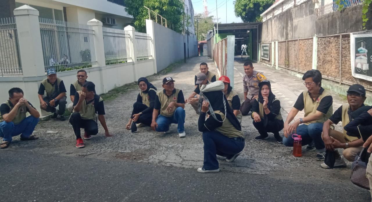 Peserta dari Kelurahan Kampung Pondok, Kecamatan Padang Barat, mendapatkan program Kelurahan Tangguh Bencana (Keltana) dari BPBD Kota Padang. Foto ist.