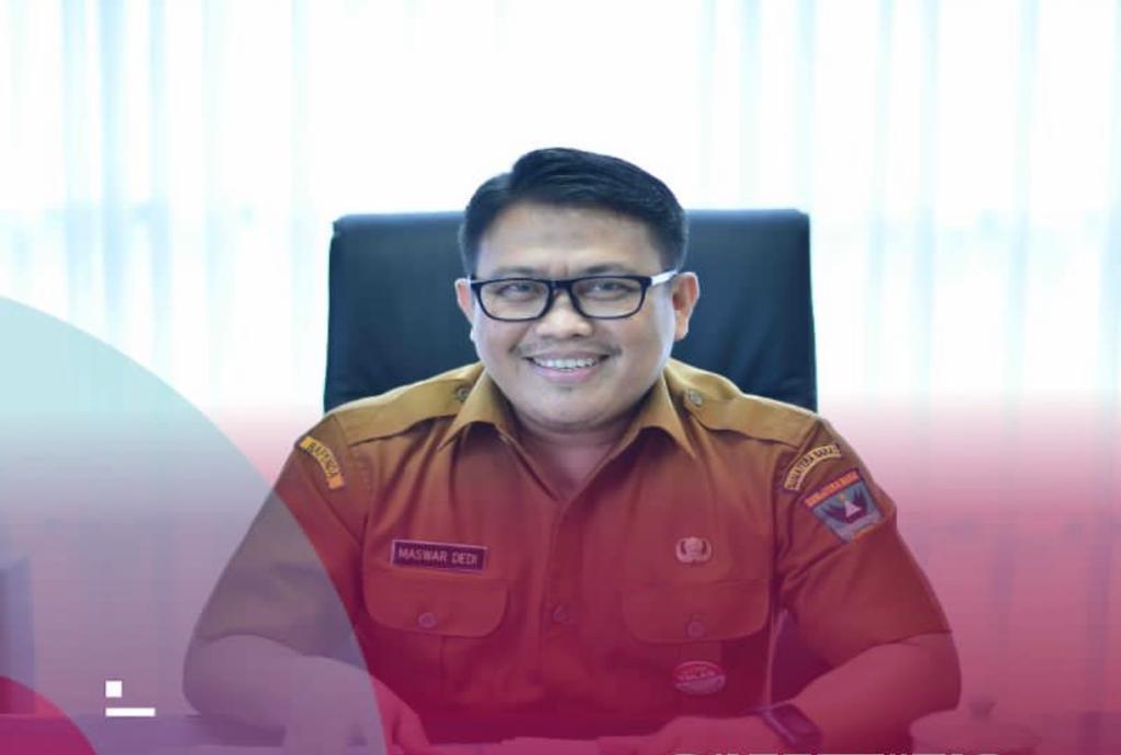 Kepala Bapenda Sumbar, Maswar Dedi, Jumat, (23/6/2023). Foto Adpsb.