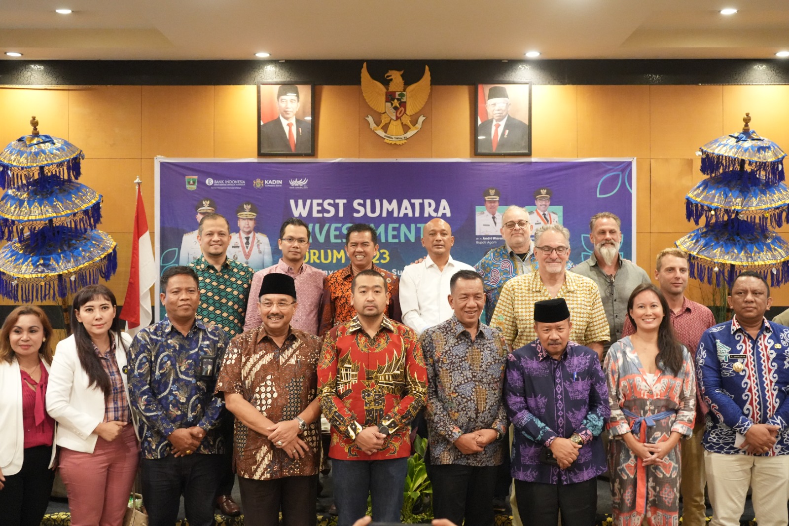 Wagub Audy Joinaldy dalam pertemuan West Sumatera Investment Forum 2023 (WSIF 2023) di Denpasar, Bali, Senin (11/9/2023). Foto Adpsb. 