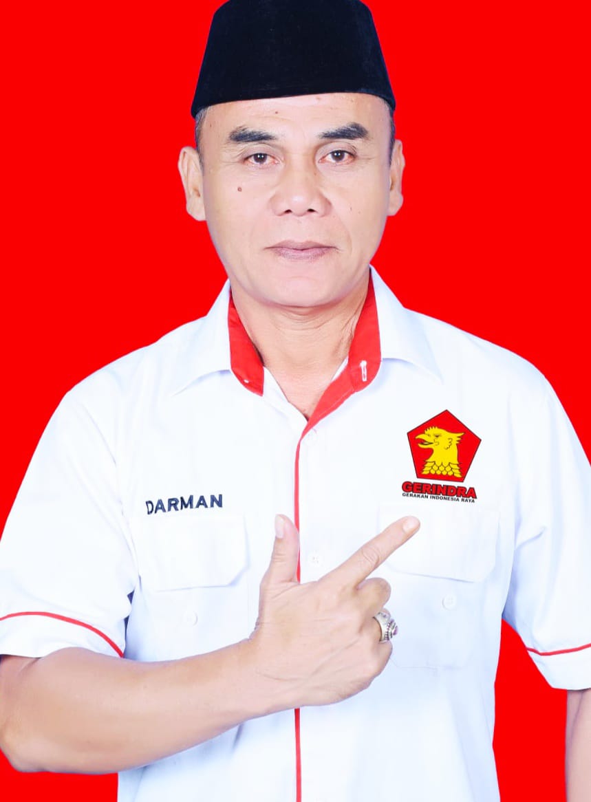Caleg Partai Gerindra Kota Padang Panjang, Darman, S.Pd