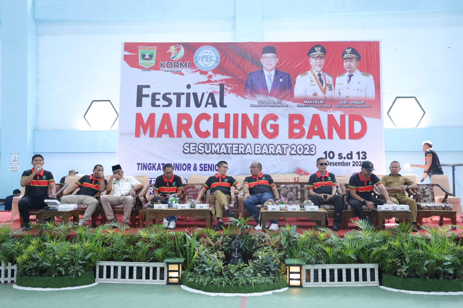 Festival Marching Band se-Sumatera Barat yang dilaksanakan di Kota Payakumbuh. Foto ist.