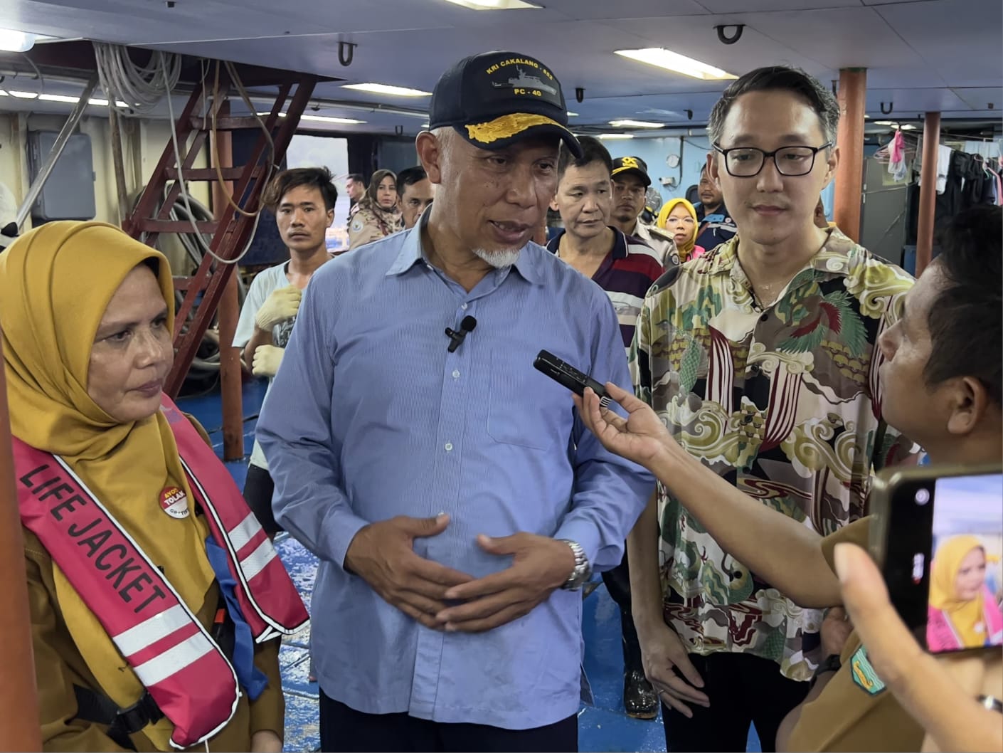 Ikan kerapu juga merupakan komoditas ekspor sehingga dari segi ekonomi nilainya juga tinggi," ujar Gubernur Mahyeldi di Padang, Rabu (24/1/2024). Foto Adpsb. 