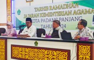 Kemenag, MUI dan Pemko gelar rapat penetapan zakat di Kota Padang Panjang, Sabtu (7/3/2024).