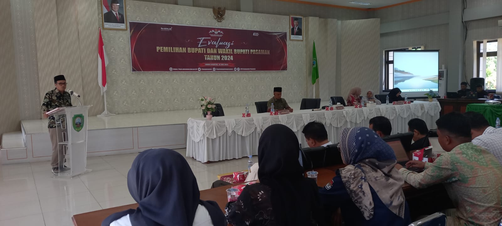 Evaluasi Pemilihan Bupati dan Wakil Bupati Pasaman 2024 oleh KPU Pasaman