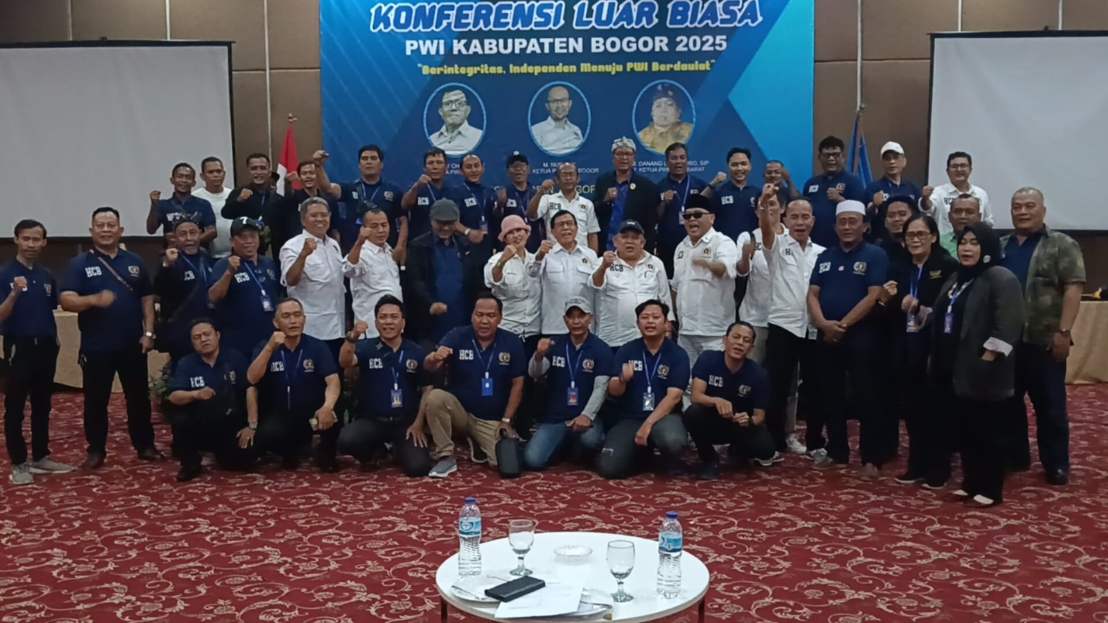 Konferensi Luar Biasa (KLB) Persatuan Wartawan Indonesia (PWI) Kabupaten Bogor 2025. Foto ist.