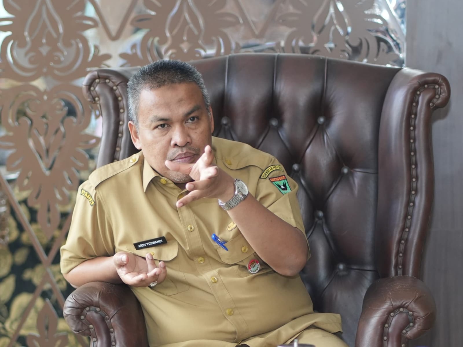 Sekretaris Daerah Provinsi Sumatera Barat, Arry Yuswandi. Foto Adpsb