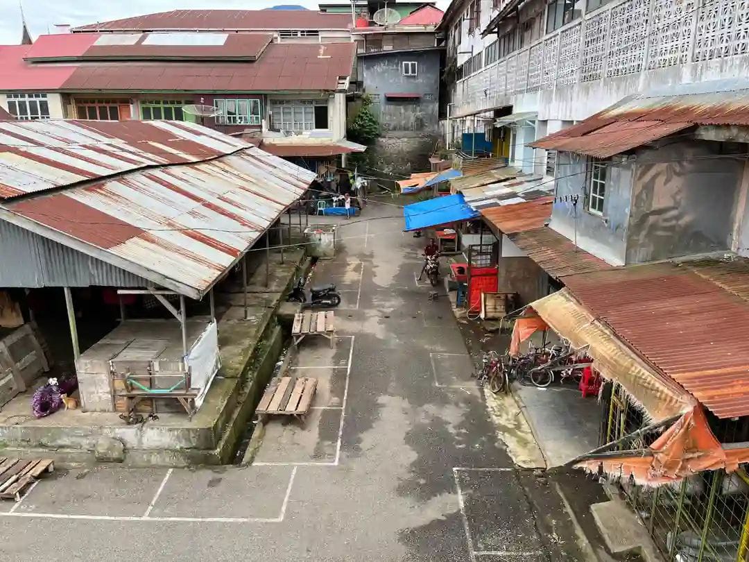 Salah satu sudut Kawasan Pasar Pusat Kota Padang Panjang.