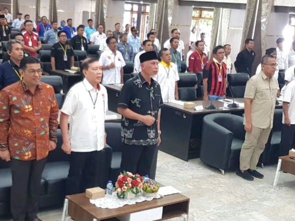 Rapat Koordinasi dan Konsultasi (Rakorsi) KONI Sumatera Barat 2025, Sabtu (27/9/2025) di Padang. Foto Adpsb. 