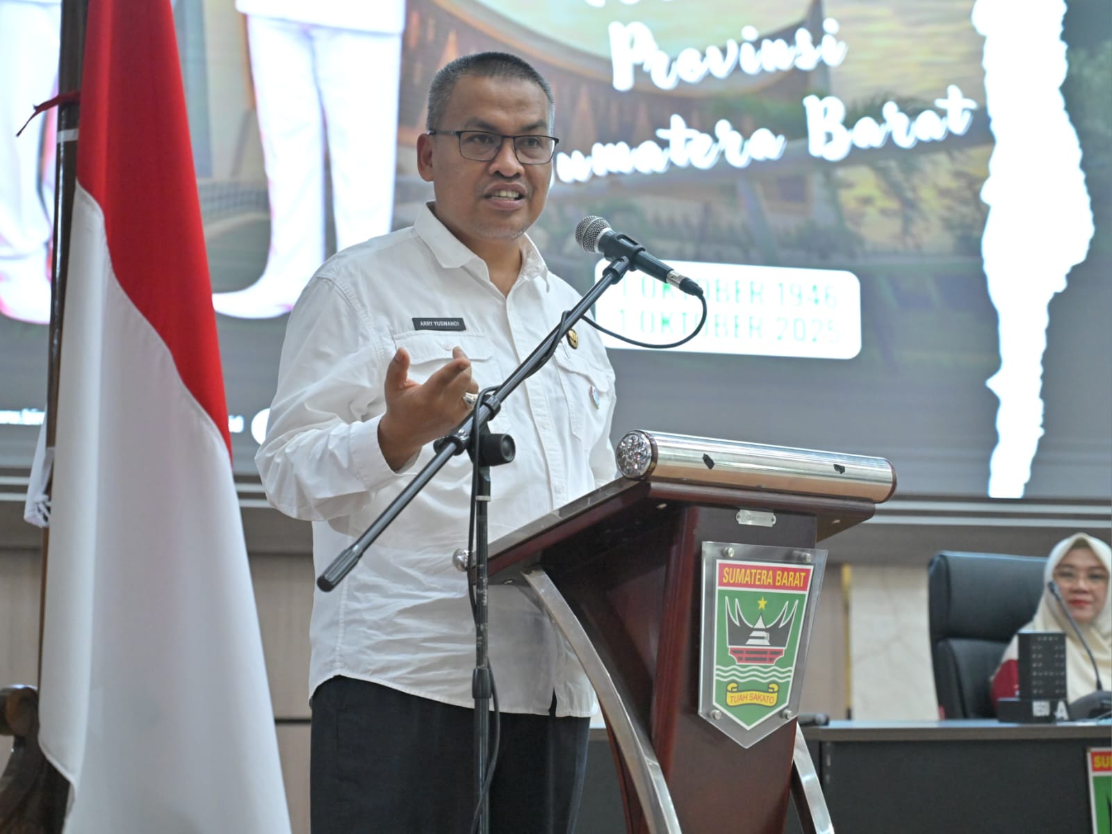 Sekretaris Daerah Provinsi Sumatera Barat, Arry Yuswandi. Foto Adpsb. 