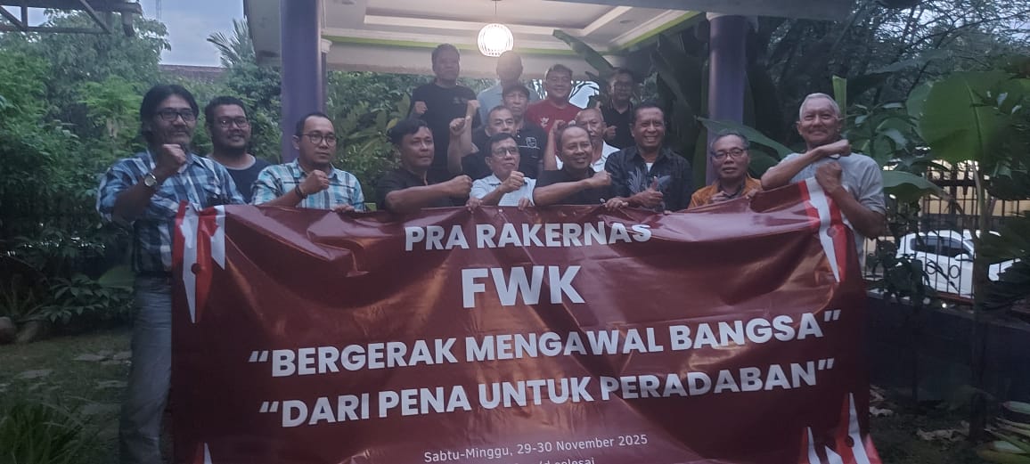 Forum Wartawan Kebangsaan (FWK) dalam Pra Rakernas, di Bogor. Foto ist.