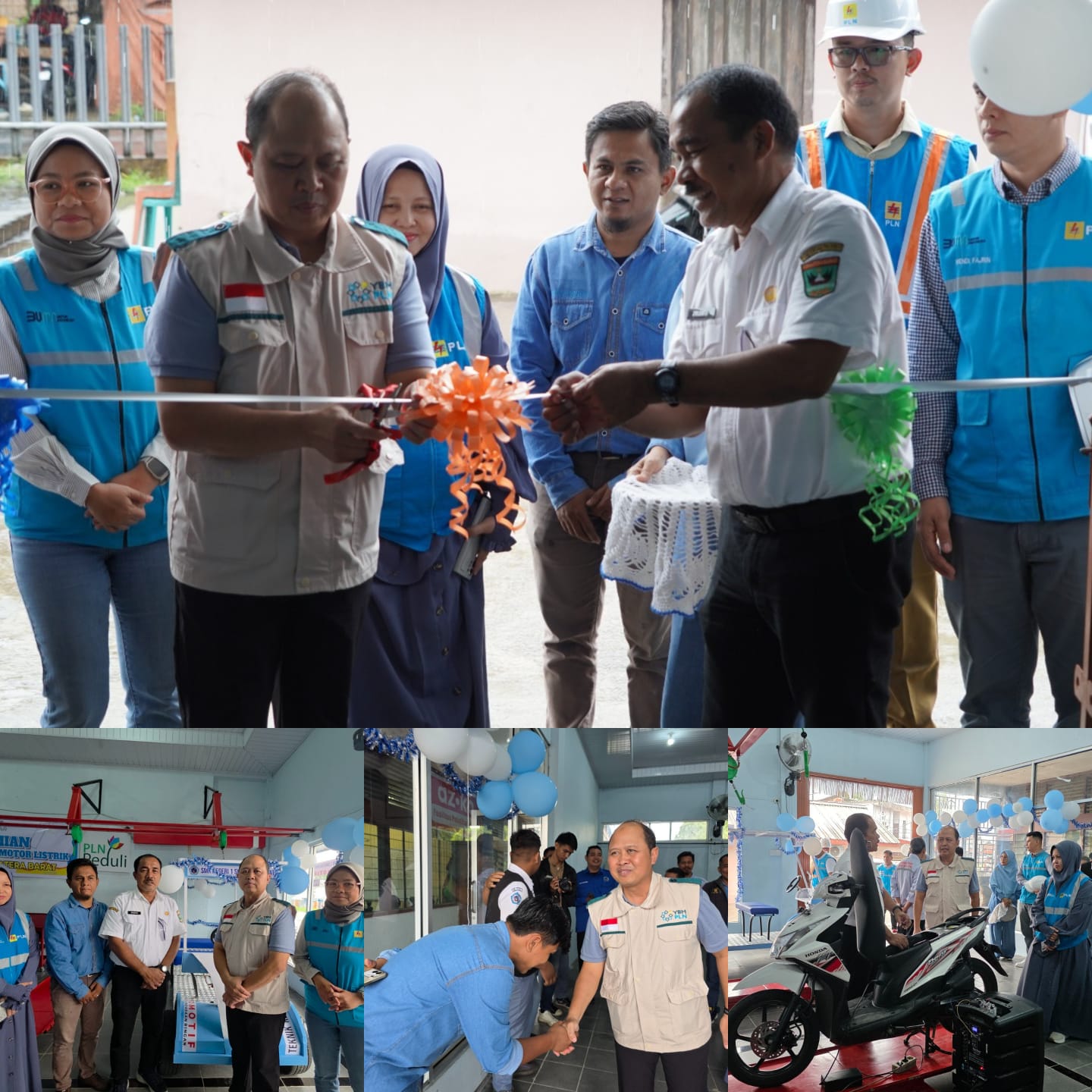 TJSL PLN UID Sumbar Resmikan Workshop Konversi Motor Listrik Pertama di Sumatera Barat