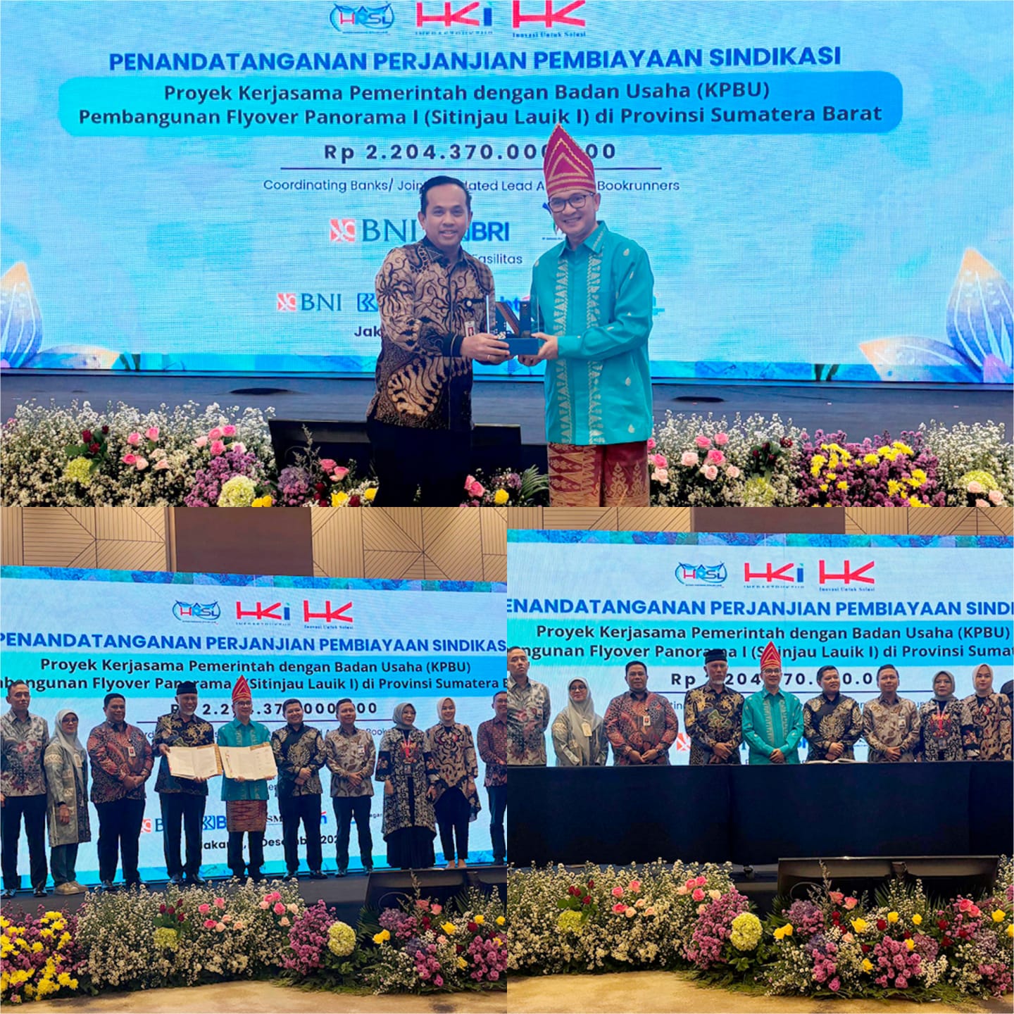 Penandatanganan Perjanjian Pembiayaan Kredit Sindikasi berlangsung di Mangkuluhur ARTOTEL Suites Jakarta, pada Kamis (11 Desember 2025)