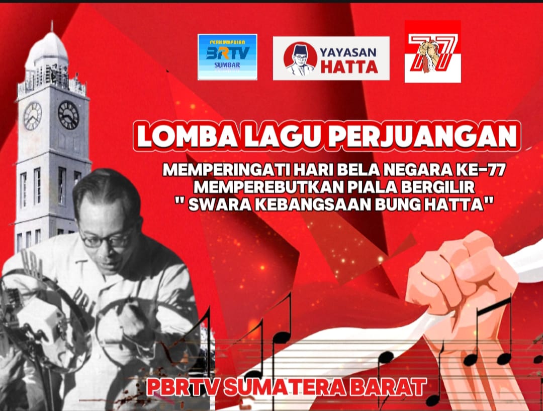 Lomba Lagu Perjuangan PBRTV Sumbar, masuk tahap penjurian menilai 154 peserta. Foto ist.