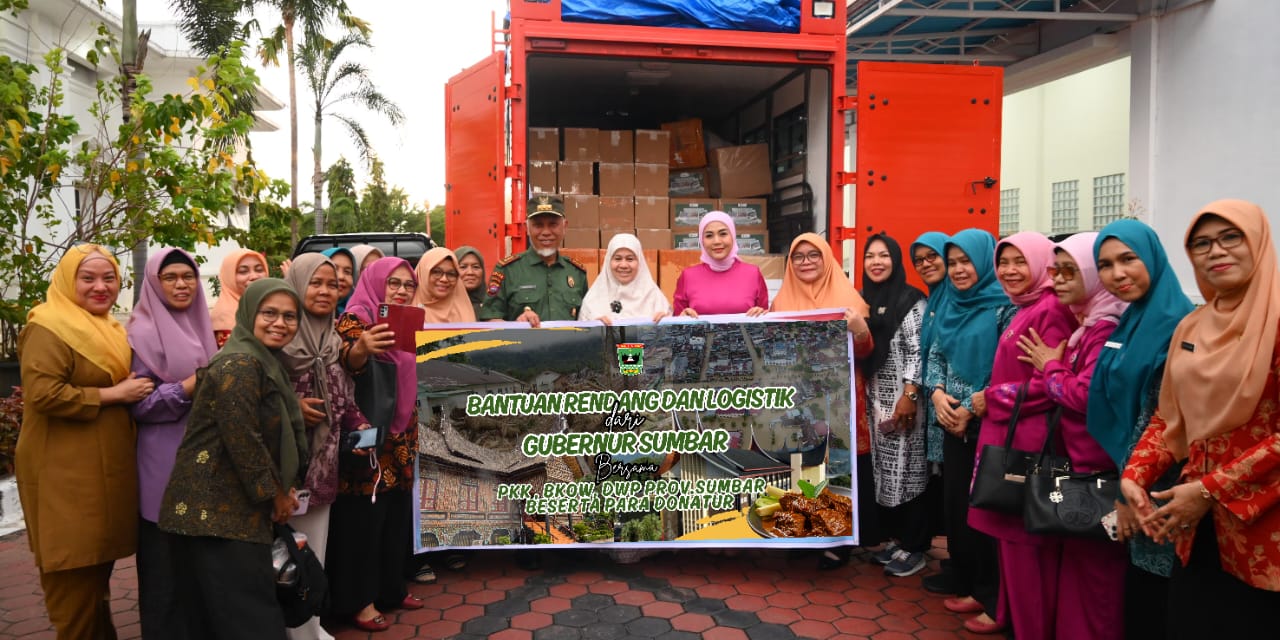 Pengiriman bantuan kemanusiaan berupa rendang dan logistik ke Provinsi Aceh dan Sumatera Utara, Senin (22/12/2025). Foto ist.