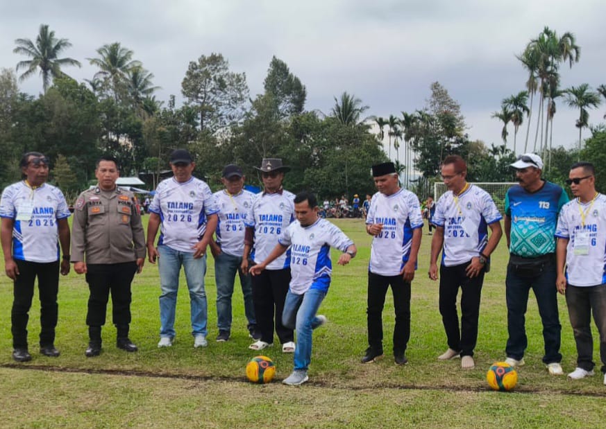 Dibuka Wabup Candra, Laga Guguak Putra Versus Scorpions FC Awali Talang Open Tournament 2026