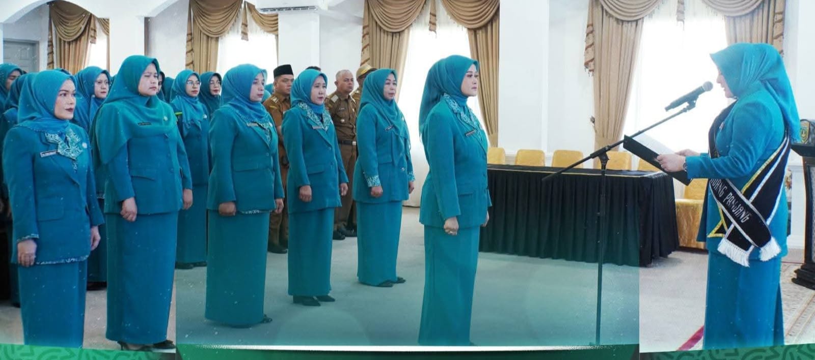 Susana pelantikan Ketua TP PKK Kelurahan.