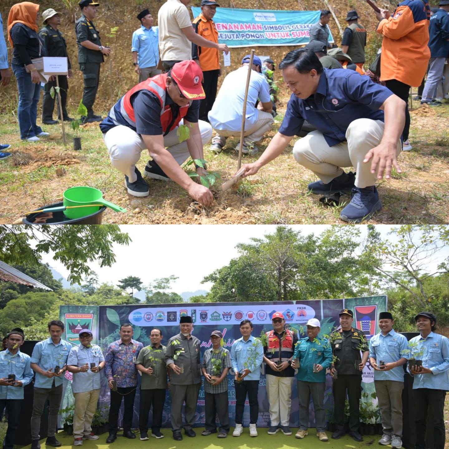 Pulihkan Ekologi Pascabencana, PT Semen Padang Serahkan 10 Ribu Bibit Kaliandra Dukung Gerakan Sejuta Pohon