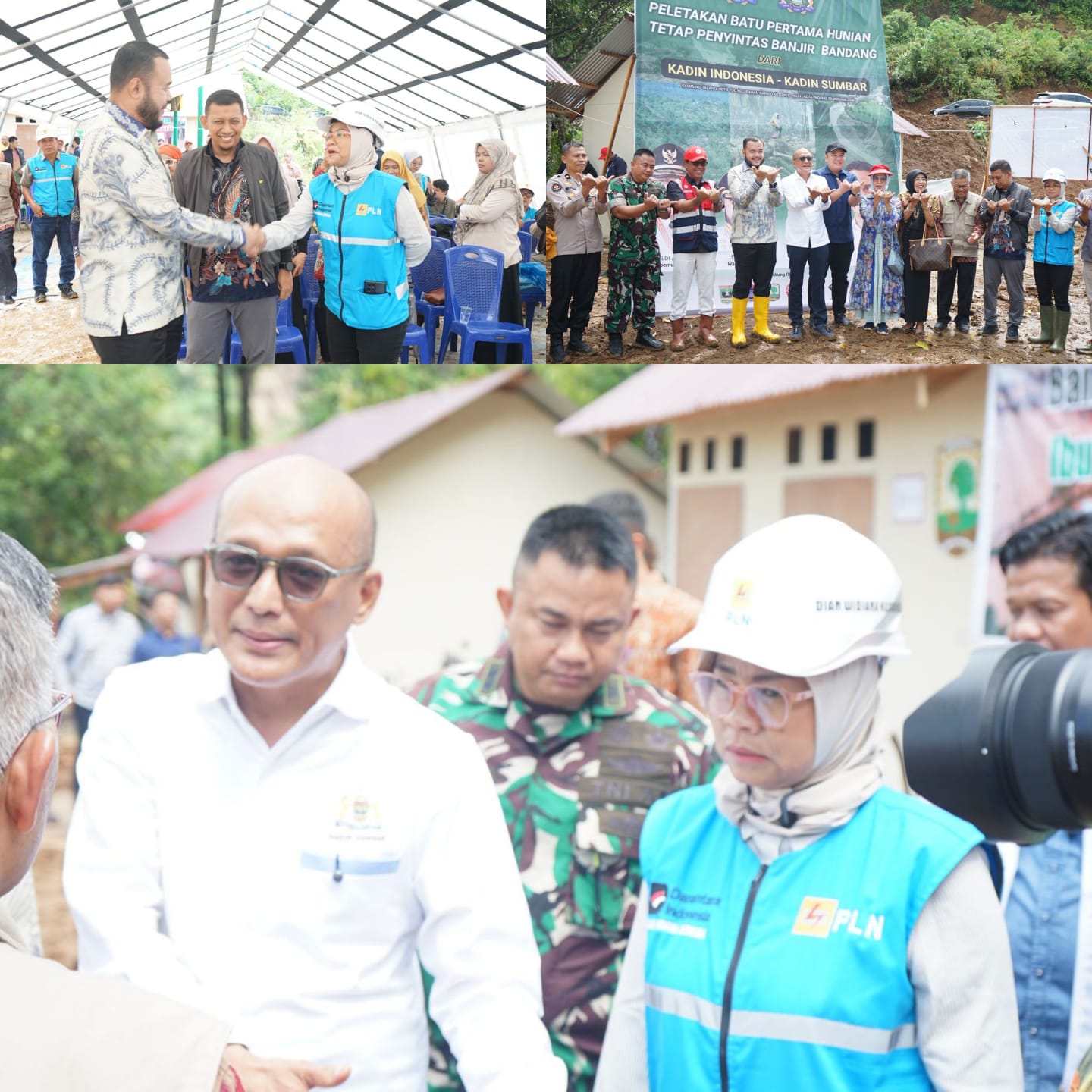 PLN Bergerak Bersama Pemerintah, Percepat Pembangunan Hunian Tetap di Pauh Padang