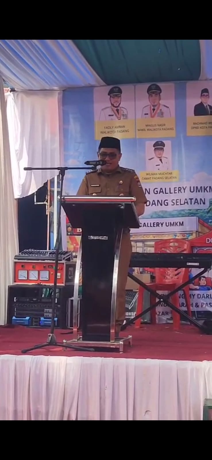 Kecamatan Padang Selatan Launching  My Darling dan Galeri UMKM