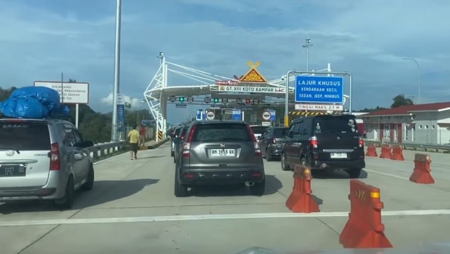 Suasana di Tol Koto Kampar Riau (Foto ig suryadiali8)