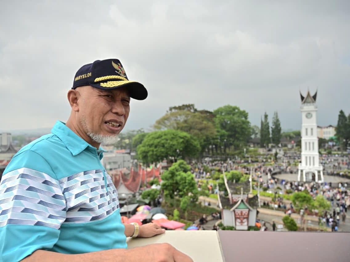 Gubernur Sumatera Barat Mahyeldi, dari Pasa Ateh Bukittinggi, Senin (23/3/2026). Foto Adpsb. 