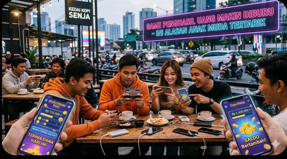 Game Penghasil Uang Makin Diburu, Ini Alasan Anak Muda Tertarik