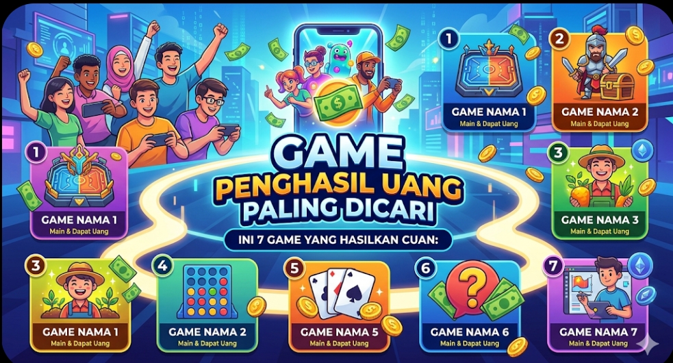 Game Penghasil Uang Paling Dicari, ini 7 game yang hasilkan cuan