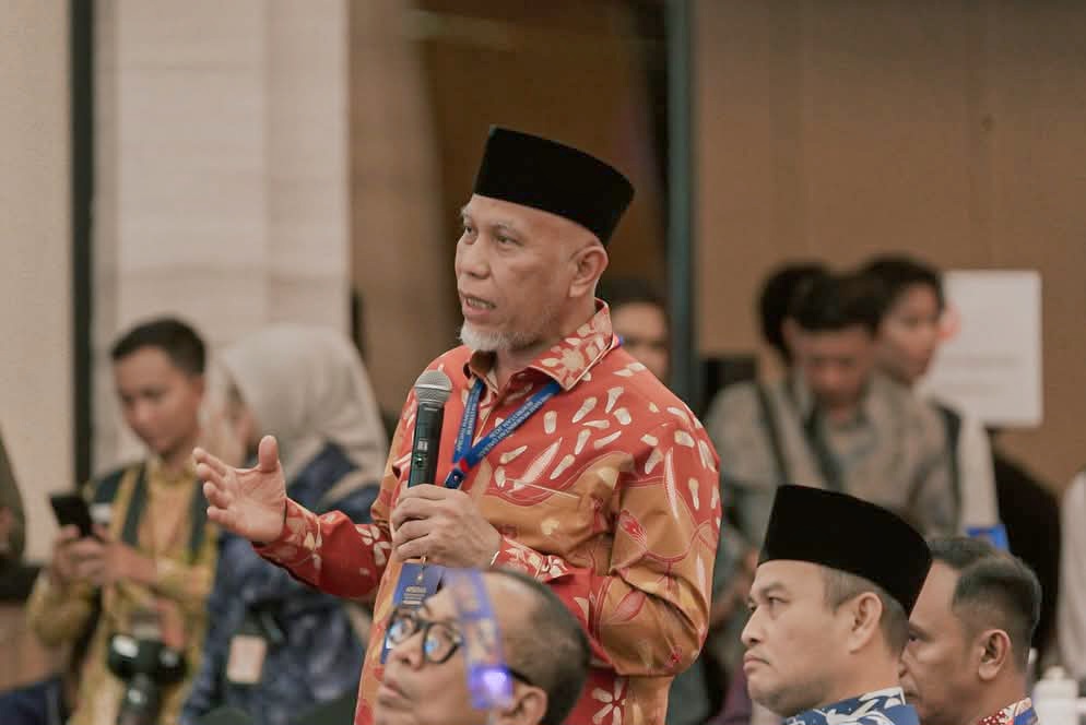 Gubernur Sumatera Barat, Mahyeldi Ansharullah menghadiri kegiatan Apresiasi Pemerintah Daerah Berprestasi 2026 yang diselenggarakan Kementerian Dalam Negeri di Palembang, Provinsi Sumatera Selatan. Foto Adpsb. 