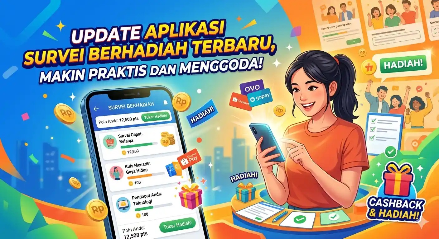 Update Aplikasi Survei Berhadiah Terbaru