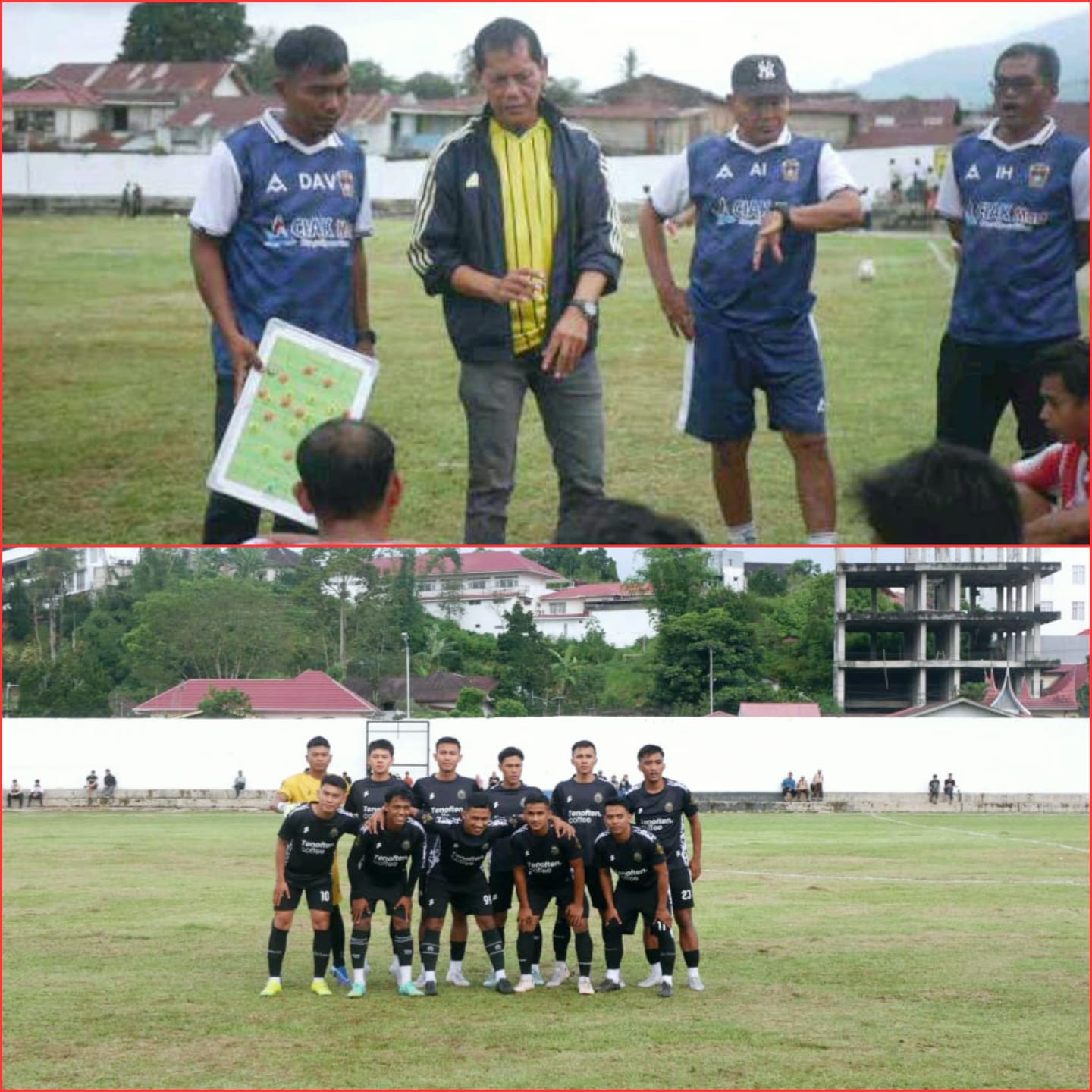 Uji Coba Carola FC vs PSP Padang (Foto: Minangsatu)