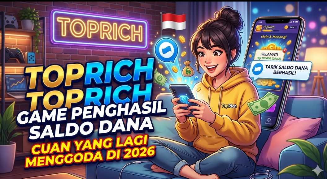 TopRich, Game Penghasil Saldo DANA, Cuan yang Lagi Menggoda di 2026