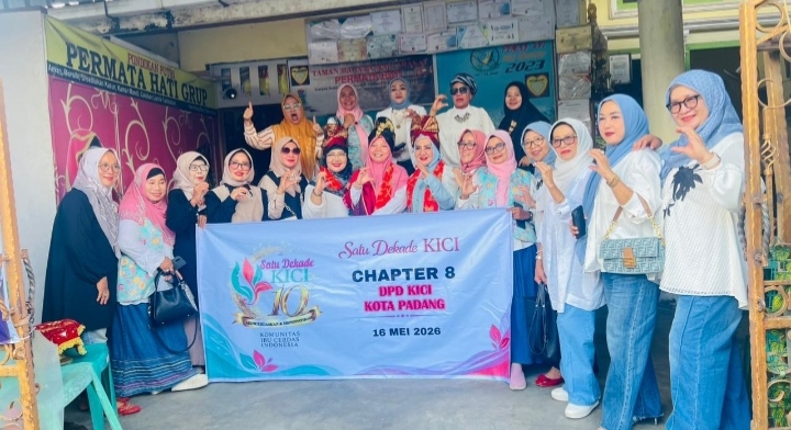 Rombongan KICI Kota Padang berkunjung ke Galeri Permata Hati Grup, Minggu (17/5/2026). Foto ist. 