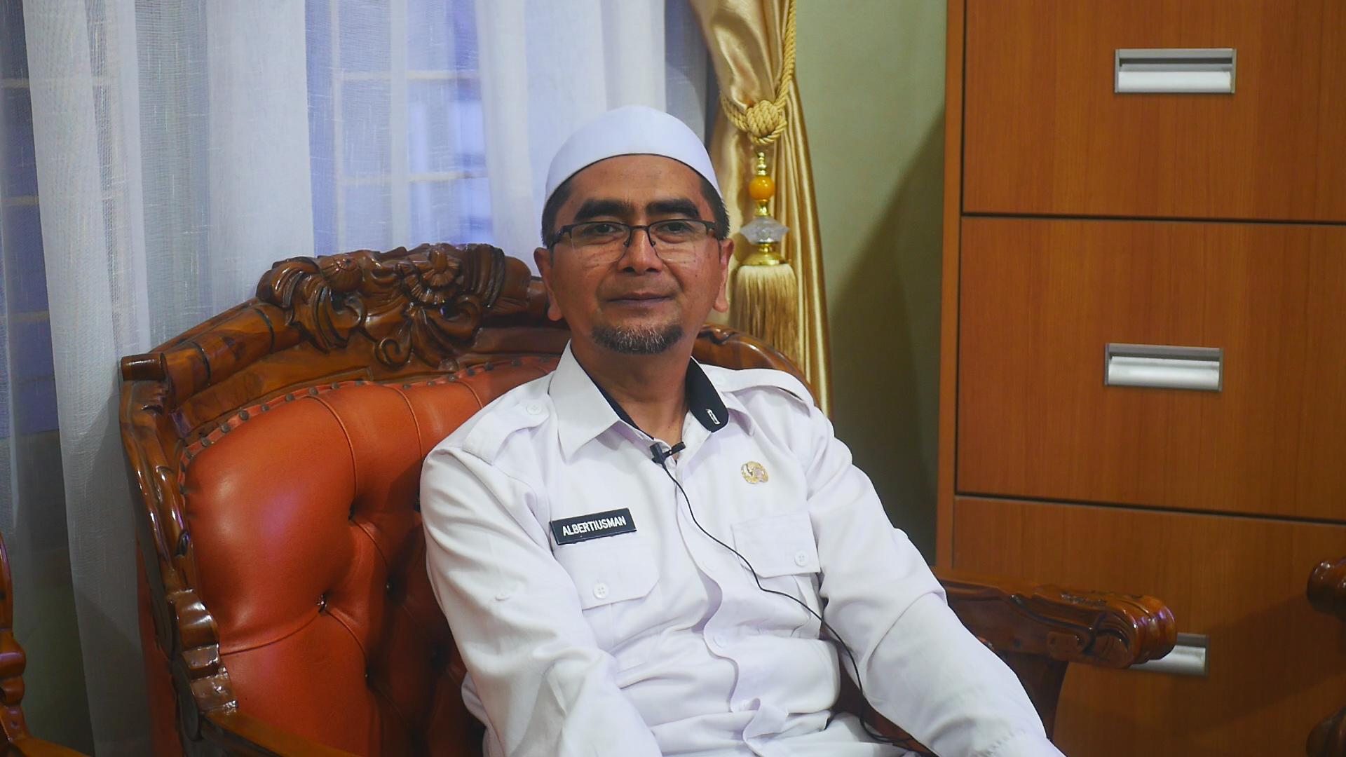 Albertiusman S.Si,. M.Si. Kadis Pendidikan dan Kebudayaan Kota Bukittinggi (Foto : Minangsatu)