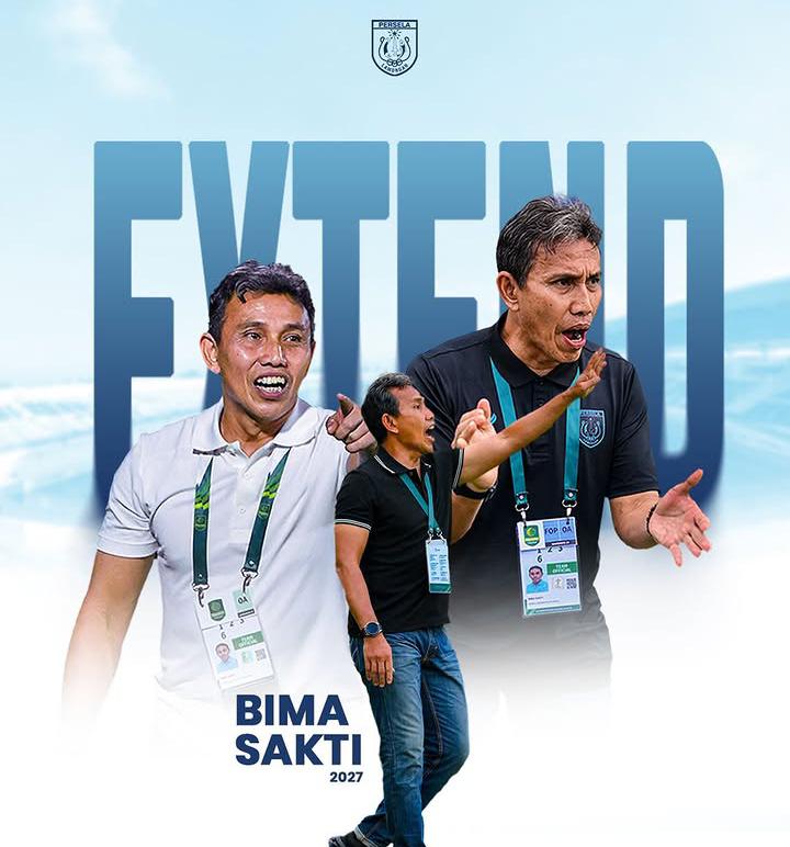 Bima Sakti Pelatih Persela (Foto: Instagram Persela)