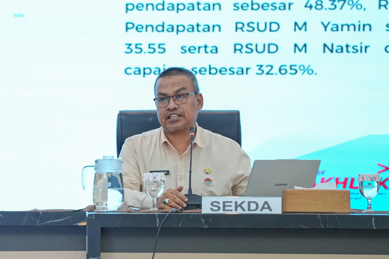 Sekretaris Daerah Provinsi Sumatera Barat, Arry Yuswandi. Foto Adpsb. 