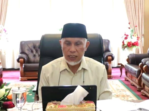 Gubernur Sumatera Barat, Mahyeldi Ansharullah, mengapresiasi kolaborasi tokoh, ulama dan kepolisian menyuarakan gerakan ketahanan sosial di Sumbar. Foto Adpsb. 