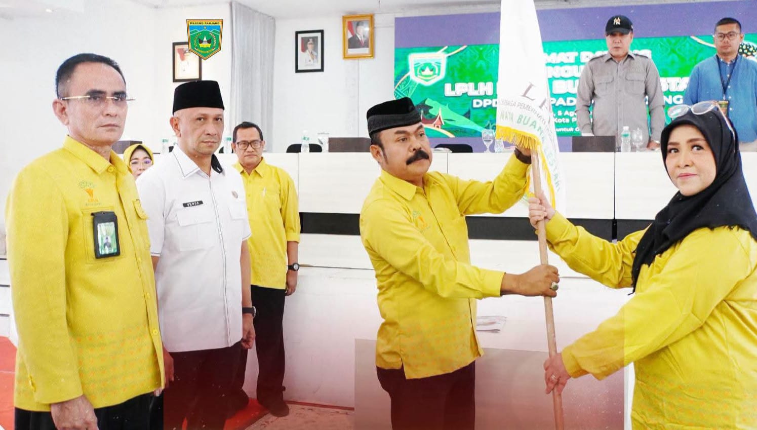 Pengukuhan pengurus DPD LPLH Nata Buana Lestari Kota Padang Panjang.