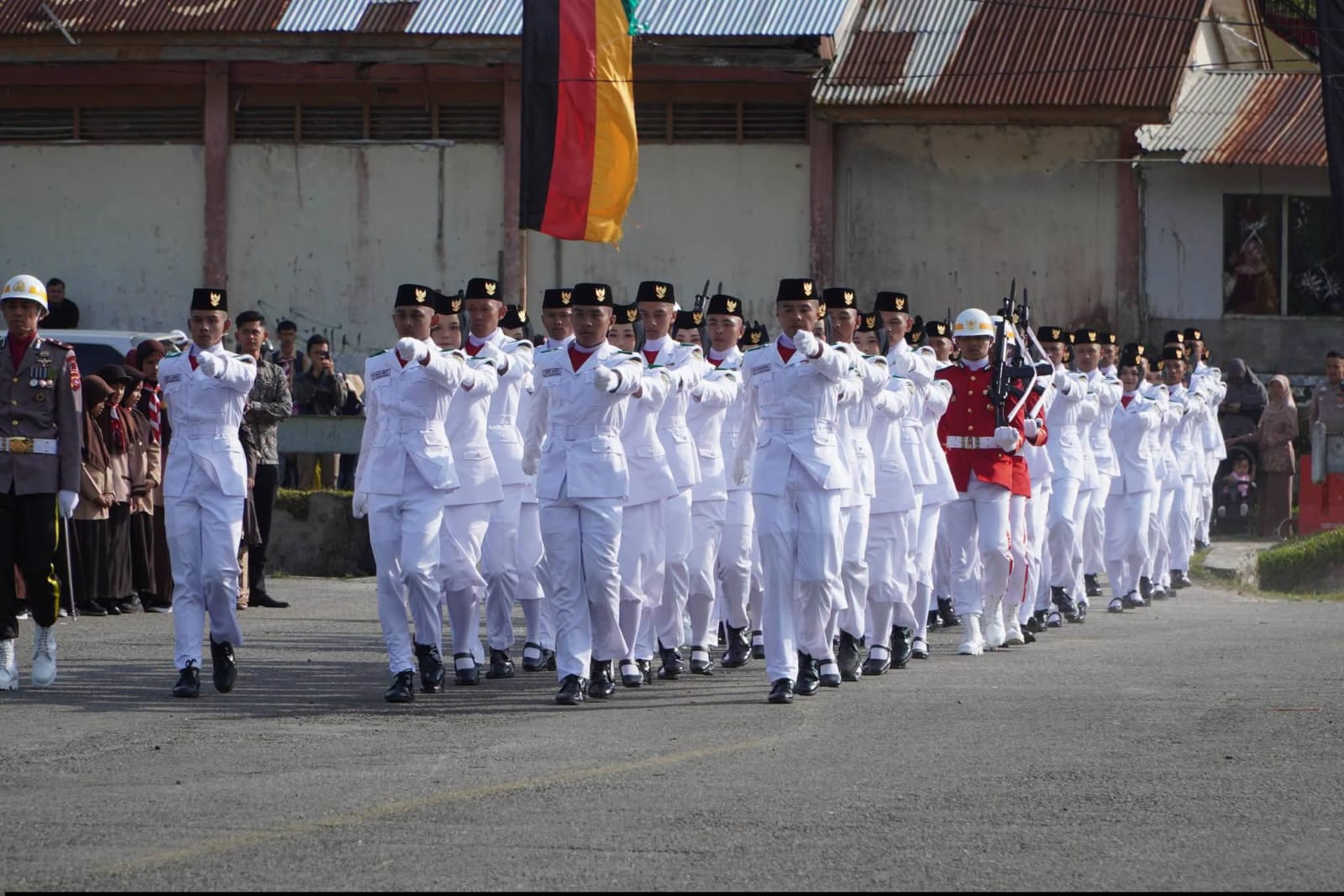 Paskibraka Padang Panjang diHUT Kemerdekaan RI ke.81.