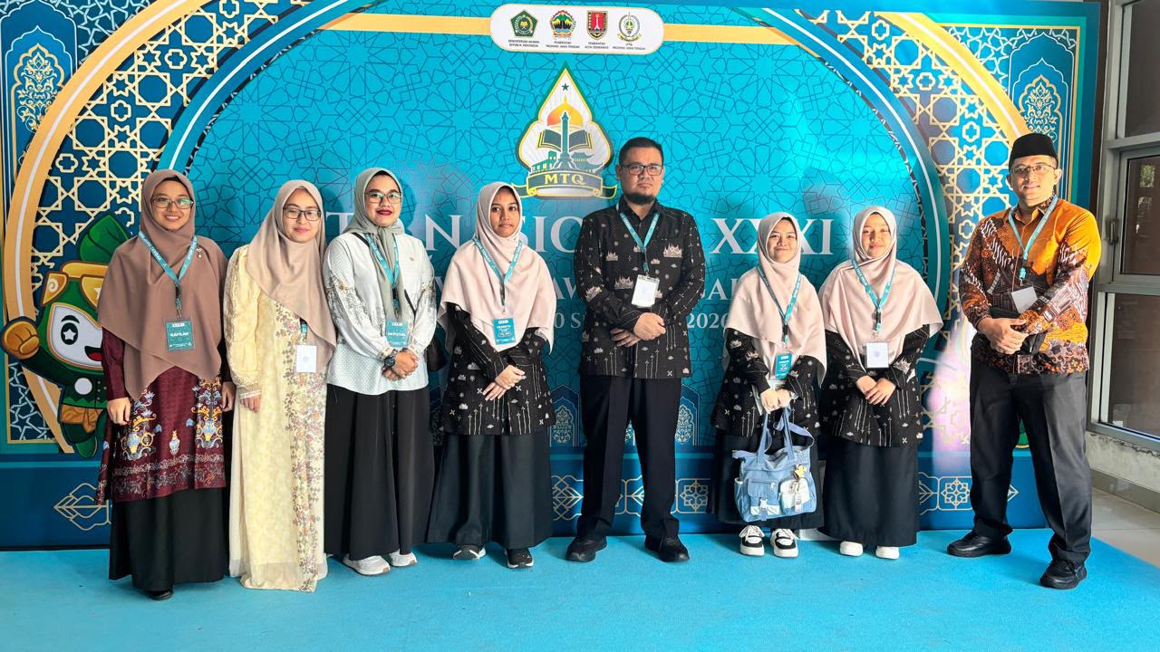 Sejumlah kafilah Sumbar siap tampil maksimal di hari kedua MTQ Nasional XXXI di Semarang. Foto Adpsb. 