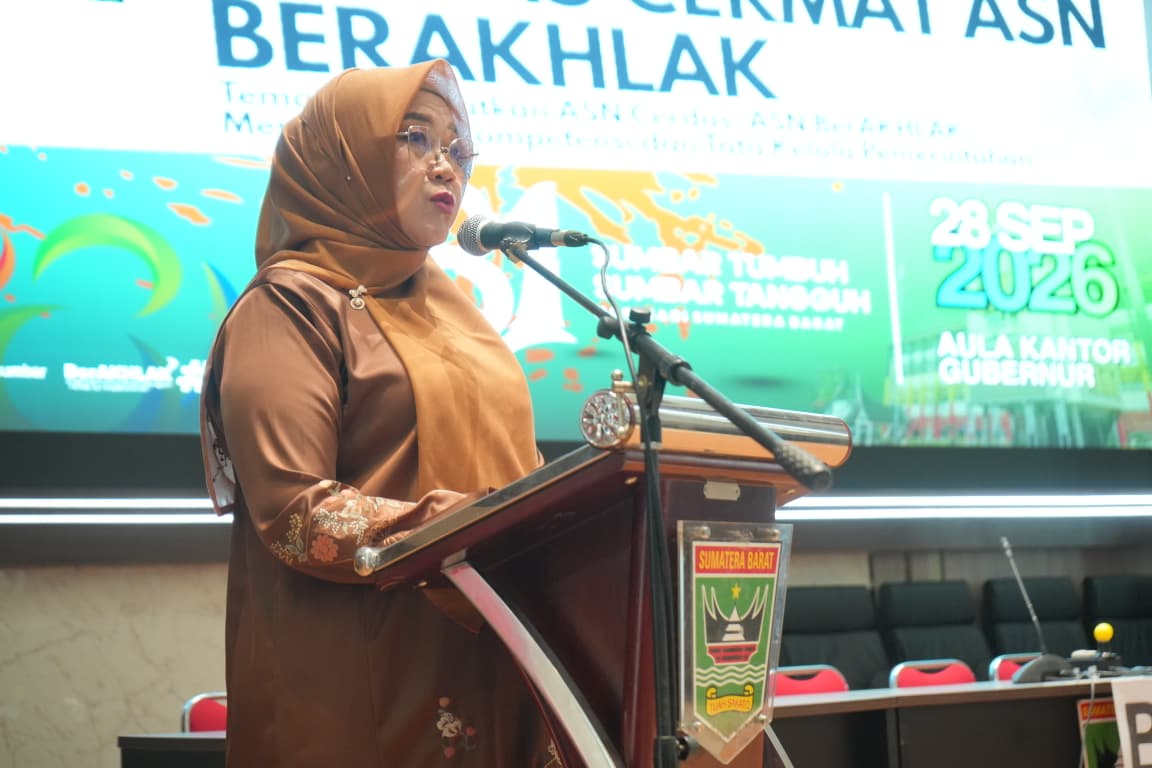 Kepala Biro Organisasi Setda Provinsi Sumbar, Dina Febriyanti. Foto Adpsb. 
