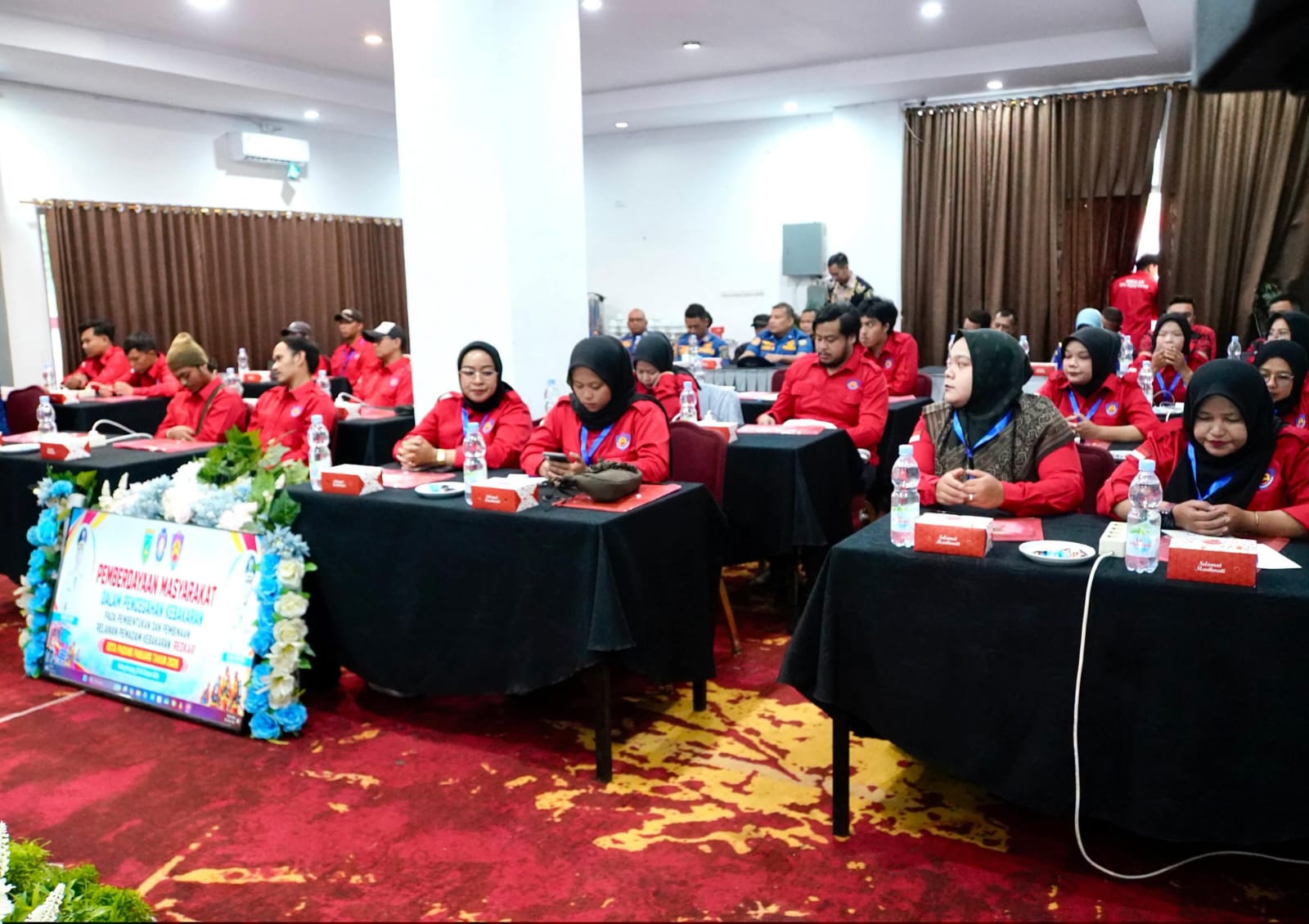 Peserta relawan Damkar.