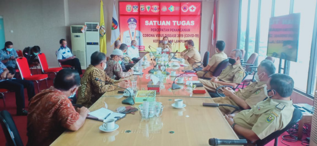Pertemuan jurnalis Tanah Datar bersama jajaran Pemko Bandar Lampung.
