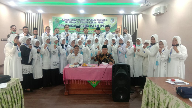 Guru Pendidikan Agama Islam Tanah Datar ikuti Pelatihan Di Wilayah Kerja 