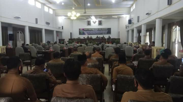 Rapat Paripurna DPRD Pasaman.