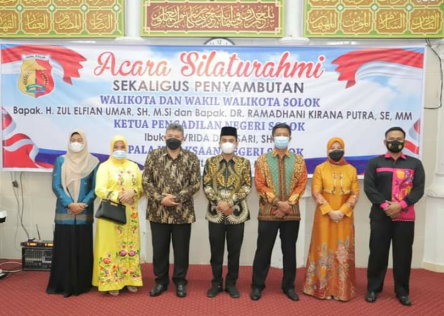 Silaturahmi penyambutan pejabat baru di Kota Solok.