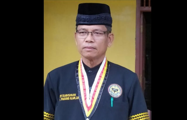 Ketua LKAAM Kabupaten Sijunjung, H. Epi Radisman Dt Paduko Alam SH