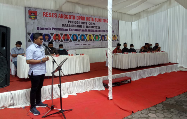 Wakil Ketua DPRD Kota Bukittinggi Rusdi Nurman