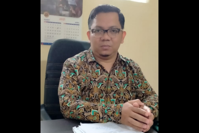 Syaiful Ardi anggota bidang distribusi & pemberdayaan zakat Baznas Padang Panjang.